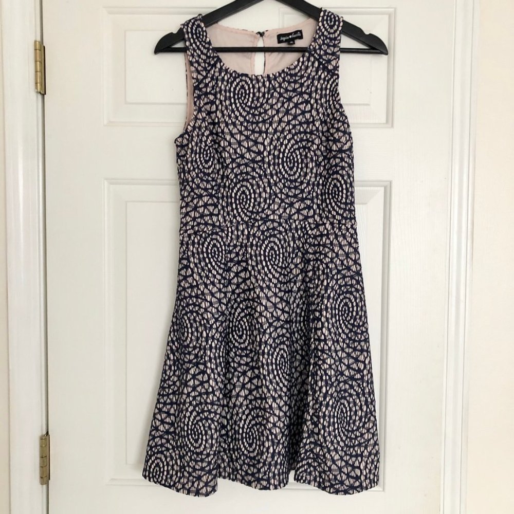 Blue Patterned Dress